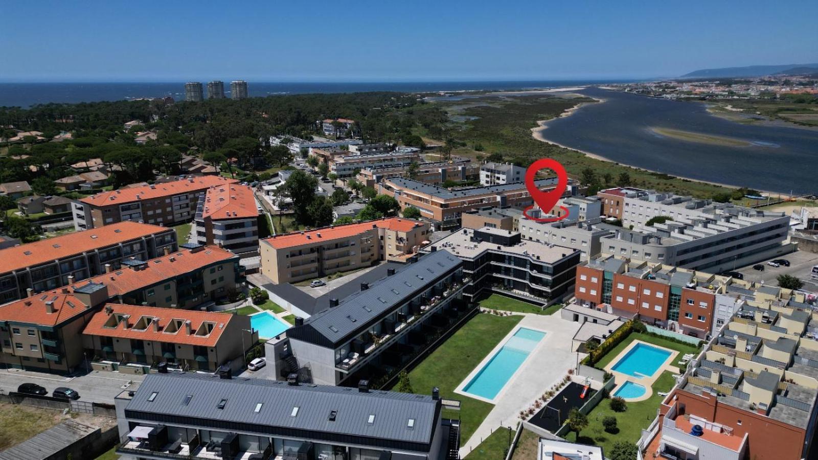 T3 Com Terraco A 500M Da Praia De Ofir Fao Bagian luar foto